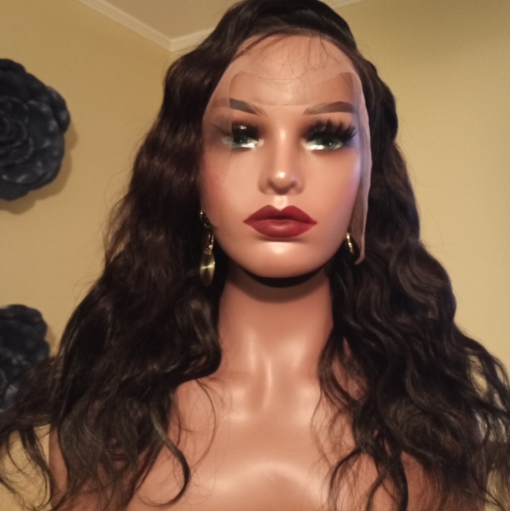🛑 SOLD 🛑 18 inch body wave Human Hair Wig